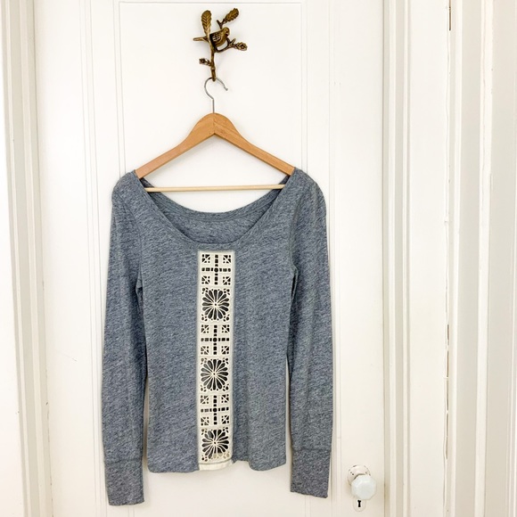 Anthropologie Saturday Sunday embroidered tee - Picture 1 of 3